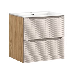 Zestaw Meblowy SKY 60cm Beż/Dąb Olejowany