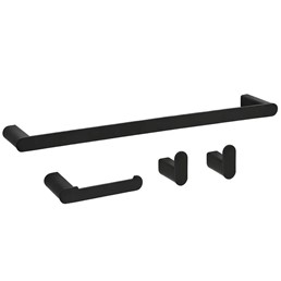 Komplet Wieszaków Łazienkowych MATI Czarny