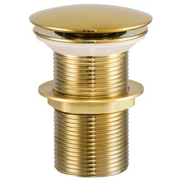 Korek do Umywalki Złoty Połysk