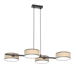 Lampa Wisząca DRUMZ 4 Rattan
