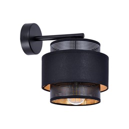 Kinkiet AMOS K-5284 Czarny/Złoty