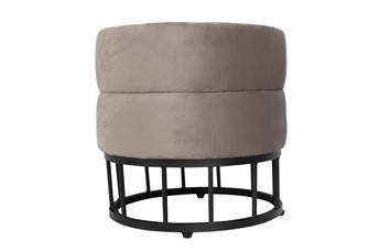 Pufa Velvet P3-FX (B) Szary/Czarny