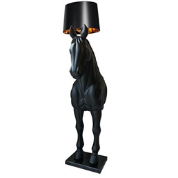 Lampa podłogowa Koń HORSE Stand M Czarny