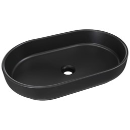 Umywalka Nablatowa RIVER Czarny Mat