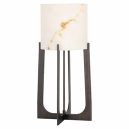 Lampa Stołowa LOURA S Brązowy