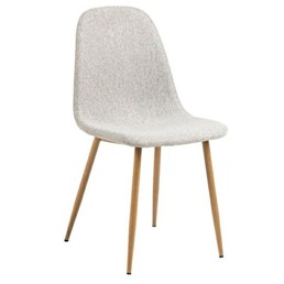 Krzesło CELIA Szary Jasny/ Naturalny