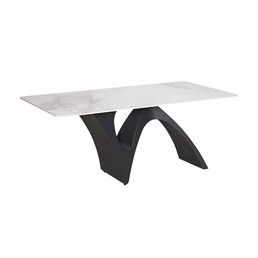 Stół MODIG M16 180x90cm Biały/Grafitowy