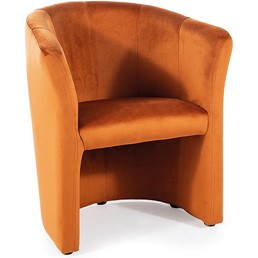 Fotel TM-1 Velvet Wenge/Cynamon Bluvel 4215