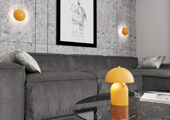 Lampa Stołowa MUSH LN2 Pomarańczowy