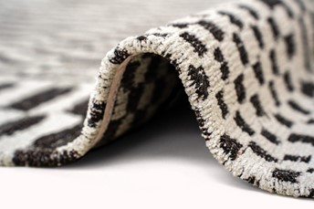 Dywan BERBER CAIDAL 9651 80x150 cm Szary/Czarny