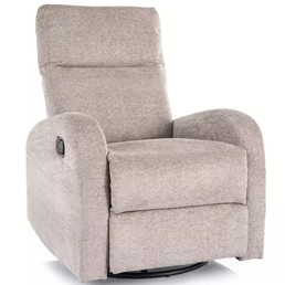 Fotel Rozkładany OLIMP Raven Ciemny Beżowy/Czarny