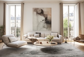 Dywan DECO RUGS Concrete Ice 4524 160x230 cm Szary