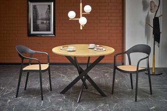 Stół EDGAR fi100 Dąb Złoty