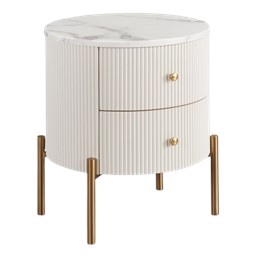 Szafka Nocna STILIG ST381C Beżowy/Złoty