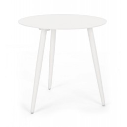 Stolik Ogrodowy RIDLEY fi50 Biały