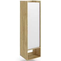 Regał MOBIUS 1D Naturalny/Biel Alpejska