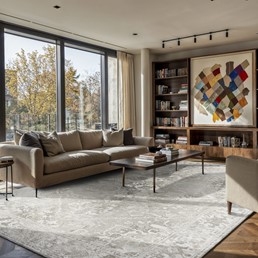 Dywan TABRIZ SUEDE 9647 140x200 cm Szary