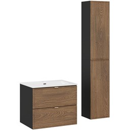 Zestaw Meblowy SKY 60cm Czarny Mat/Dąb Casella