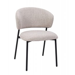 Krzesło PRISCA Czarny/Szary