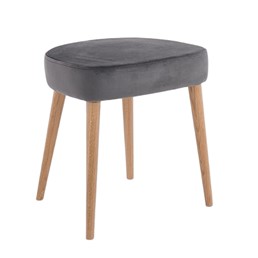 Taboret KIKO Szary Beż/Naturalny