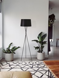 Lampa Podłogowa REMI BLACK K-4353 Czarny