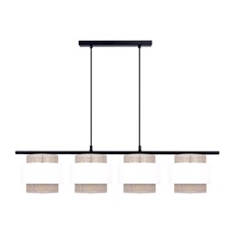 Lampa Wisząca CEZAR K-5273 Biały/Beżowy