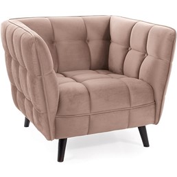 Fotel CASTELLO 1 Velvet Beż Bluvel 40