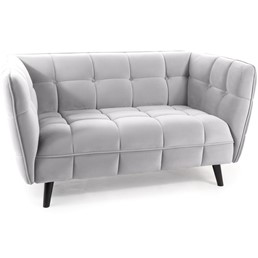 Sofa CASTELLO 2 Velvet Wenge/J. Szary Bluvel 03