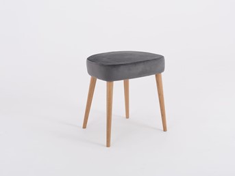 Taboret KIKO Szary Beż/Naturalny