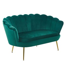 Sofa SF1-FX Zielony/Złoty