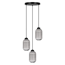 Lampa Wisząca SILVA K-5755 Grafitowy/Czarny