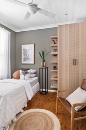 Kwietnik KAJA HOME KS-36 DREWNO L Czarny/Dąb