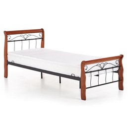 Łóżko VERONICA 90 cm czereśnia ant./czarny