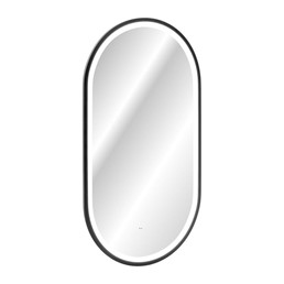 Lustro LED APOLLO 90x50cm Czarny