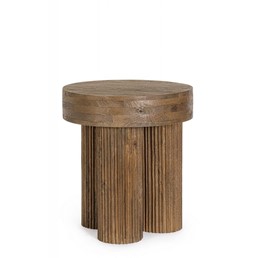 Stolik Kawowy DACCA fi45 Brązowy