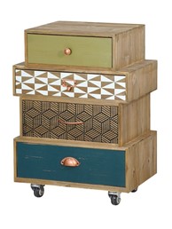 Komoda PORTOFINO 012 34x50x70 Brązowy