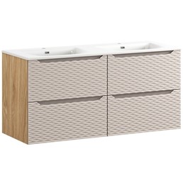 Zestaw Meblowy SKY 120cm Beż/Dąb Olejowany