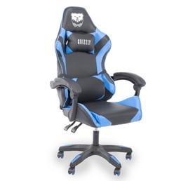Fotel Gamingowy GRIZZLY FORCE Niebieski/Czarny