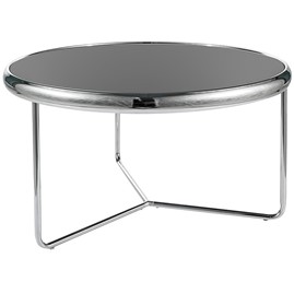 Ława SCARLET fi74 Chrom/Czarny