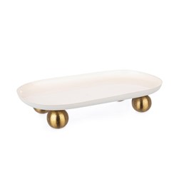 Taca Dekoracyjna DONYA 29 cm Biały