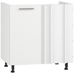 Szafka Zlewozmywakowa Narożna VENTO DKN-100/82 Biały Mat