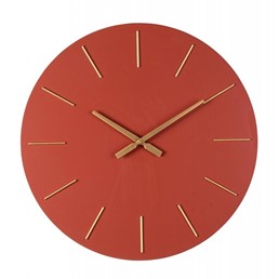 Zegar Ścienny TIMELINE 60 Czerwony