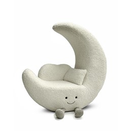 Fotel Dziecięcy MOON Biały