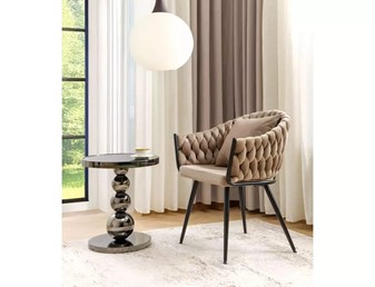 Ława RIMA fi50 Czarny Połysk