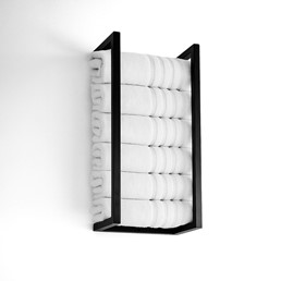 Wieszak Łazienkowy KS-48 TOWEL Czarny