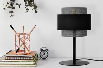 Lampa Stołowa ETELA K-5176 Czarny/Szary