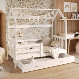 Łóżko Domek AVA 80x160 Biały