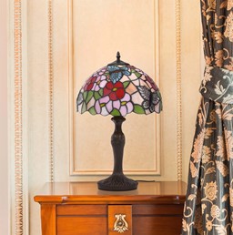 Lampa Stołowa BUTTERFLY K-G121386 Wielokolorowy