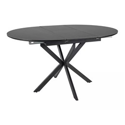 Stół Rozkładany GASTON Ceramic 100 (100-135)x75 Czarny Mat