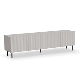 Stolik RTV PAXOS RTV-2 200 cm Kaszmir/Czarny